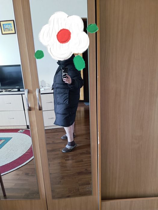 Продам пуховик, размер 52-54