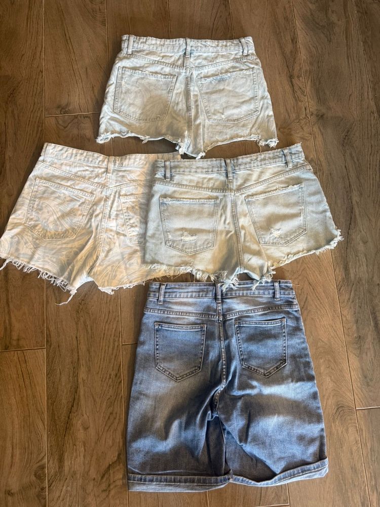 Къси дънкови панталонки Zara и др.