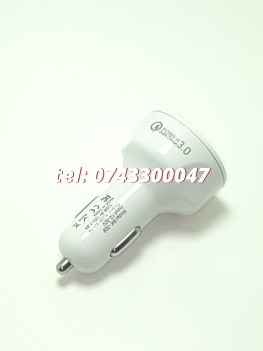 Superfastcharge Incarcator Auto Cu Patru Porturi Usb Partycharge