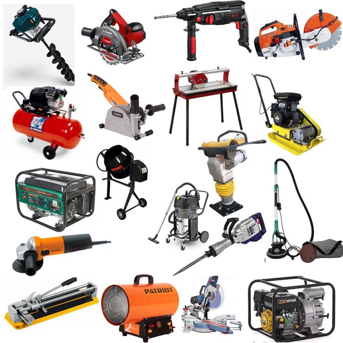 Аренда трамбовка бензопила