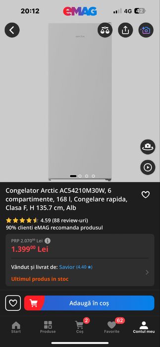 Congelator Arctic