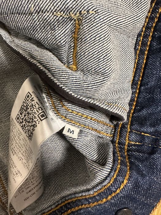 Мъжко дънково яке на маркага Guess