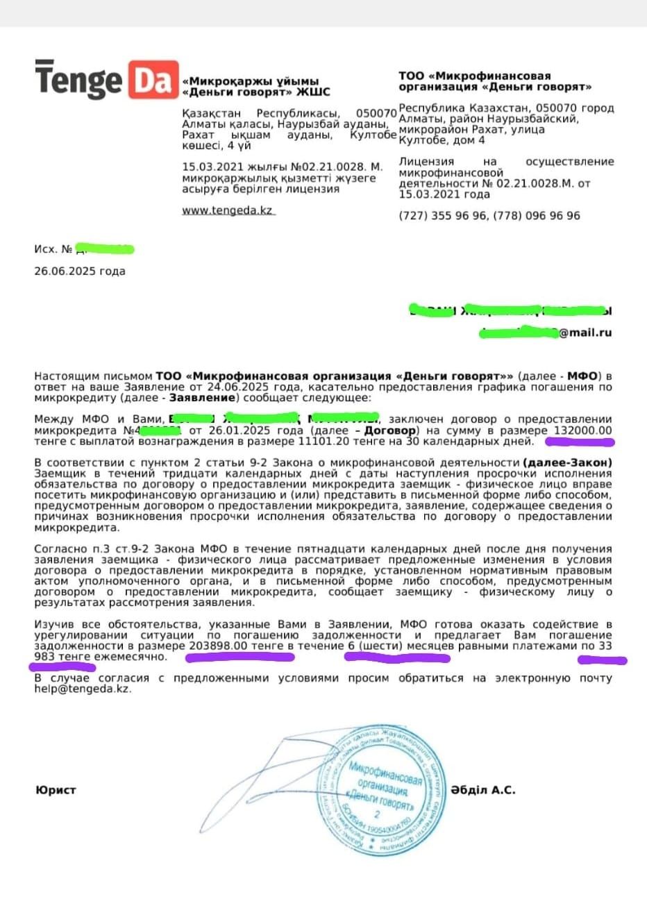 Арест шешу - Снятие ареста ЧСИ - График МФО - Запрет на выезд - ЭЦП