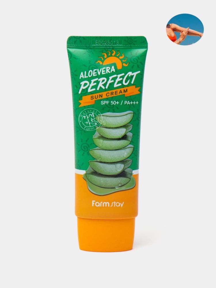 Продается солнцезащитный крем Aloe Vera Perfect SPF50++ 70мл