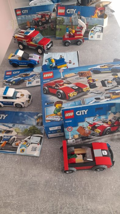 Set LEGO City complet, masina de politie;