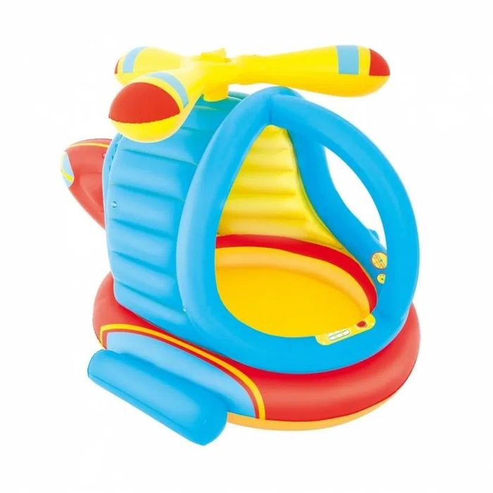 Вертолет игрушка надувной с шариками