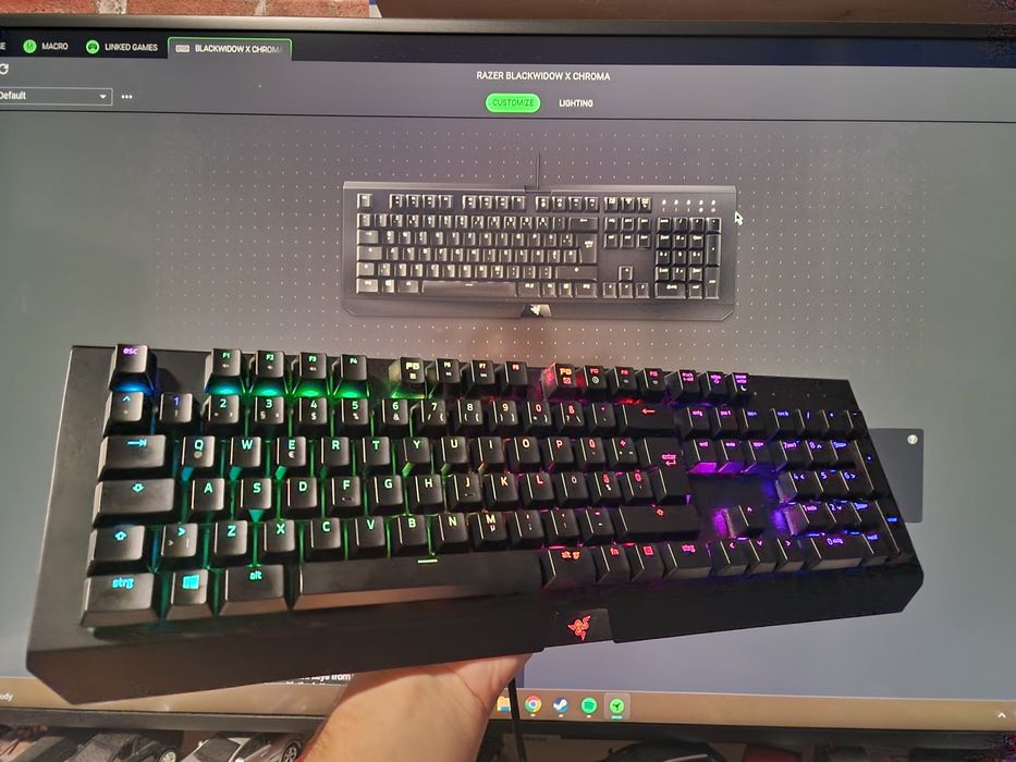 Tastatură mecanică Razer BlackWidow X Chroma RGB – Switch-uri Green, s