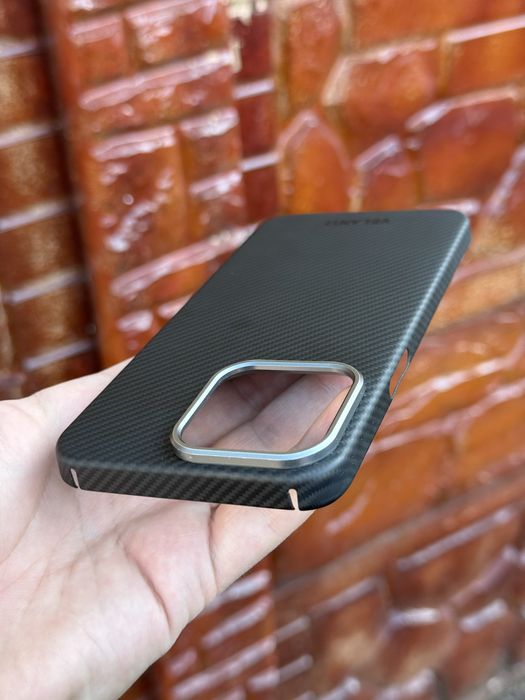 Husa Velante Kevlar Slim/iPhone 15 Pro Max-Originala-Ca Noua Magsafe