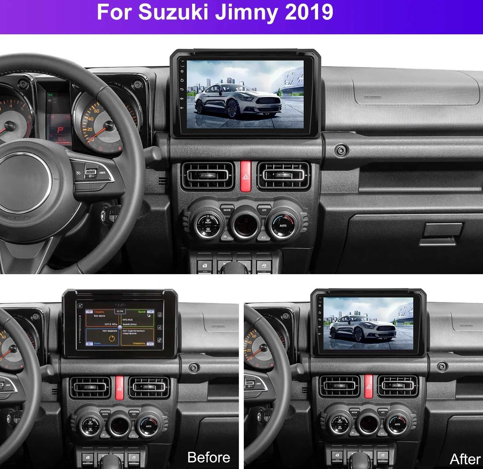 Мултимедия за Suzuki Jimny 2018, 2019 2020 Двоен дин навигация Android