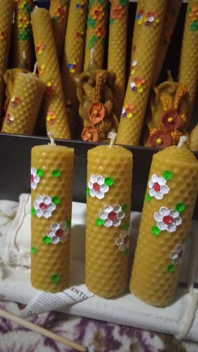 Lumânări de ceara de albine