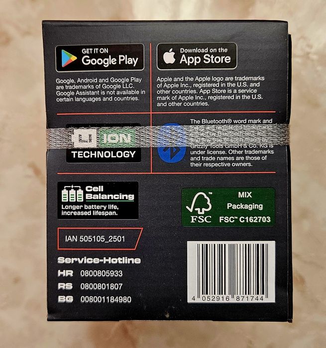 3г ГАРАНЦИЯ Parkside performance Smart Battery батерия 20v 12Ah