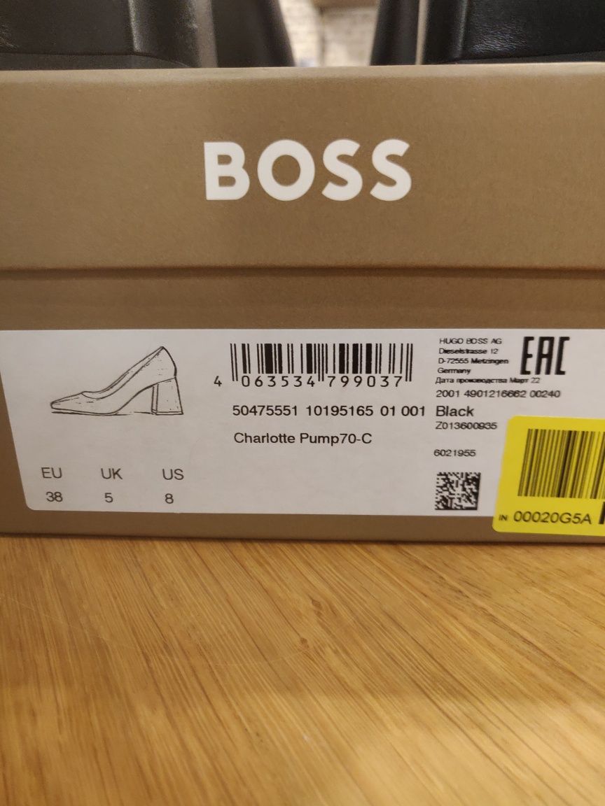 Обувки на ток Boss 38 номер