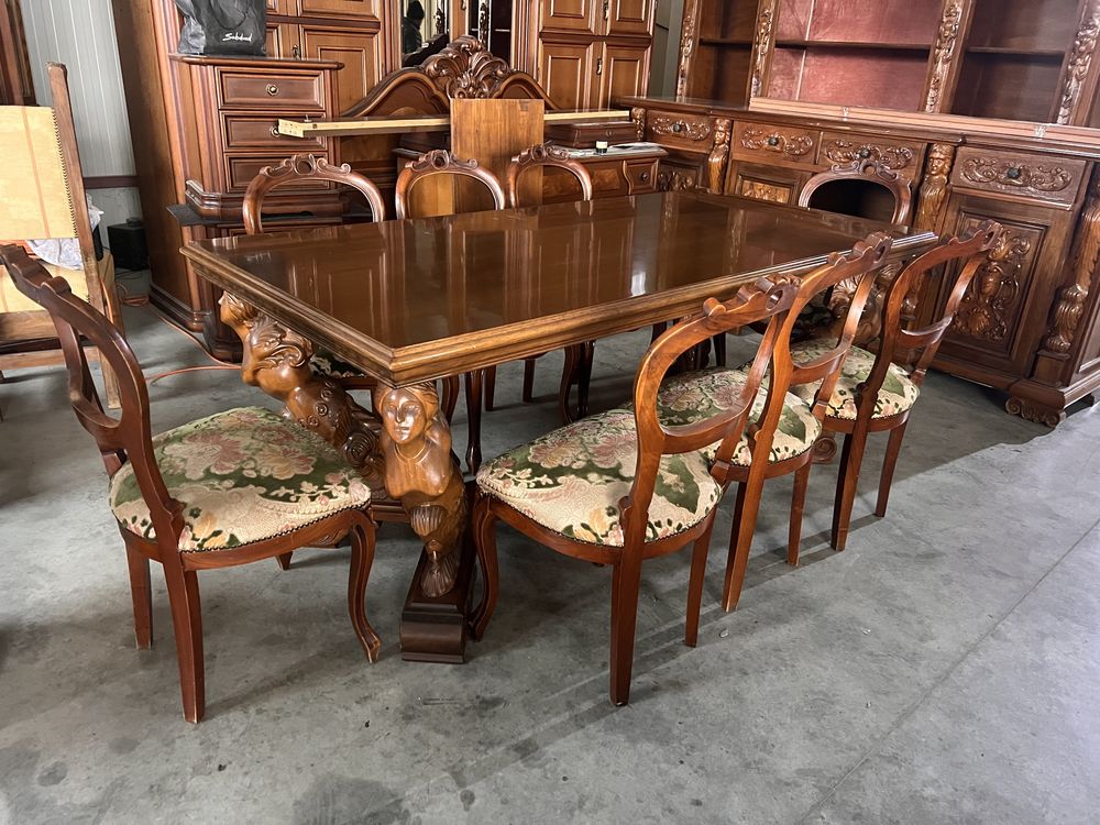 Vand masa + 8 scaune 7500 lei