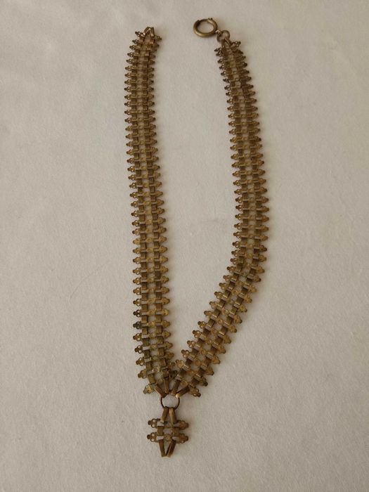 Антикварен автентичен рядък възрожденски накит от дубле