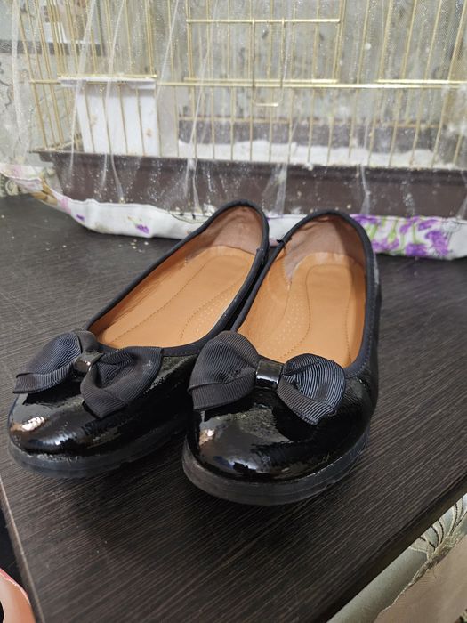 Лакированные балетки