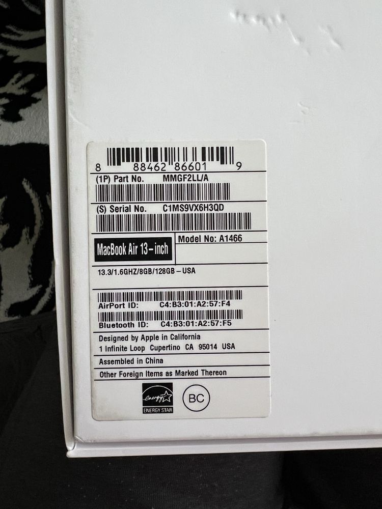 Macbook air 13 inch 2015