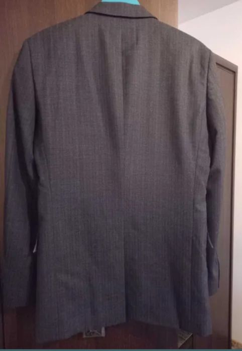 Sacou original Tommy Hilfiger, gri, mărimea L