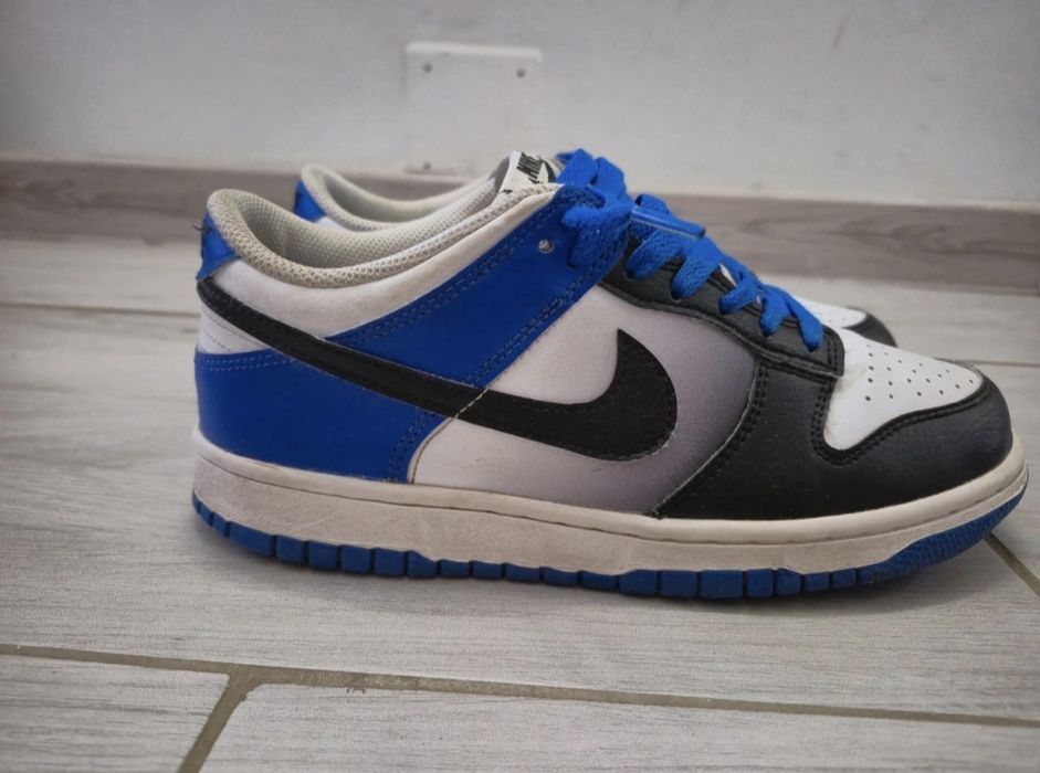 Nike Sportswear DUNK - Sneakers low - game royal/black/

white