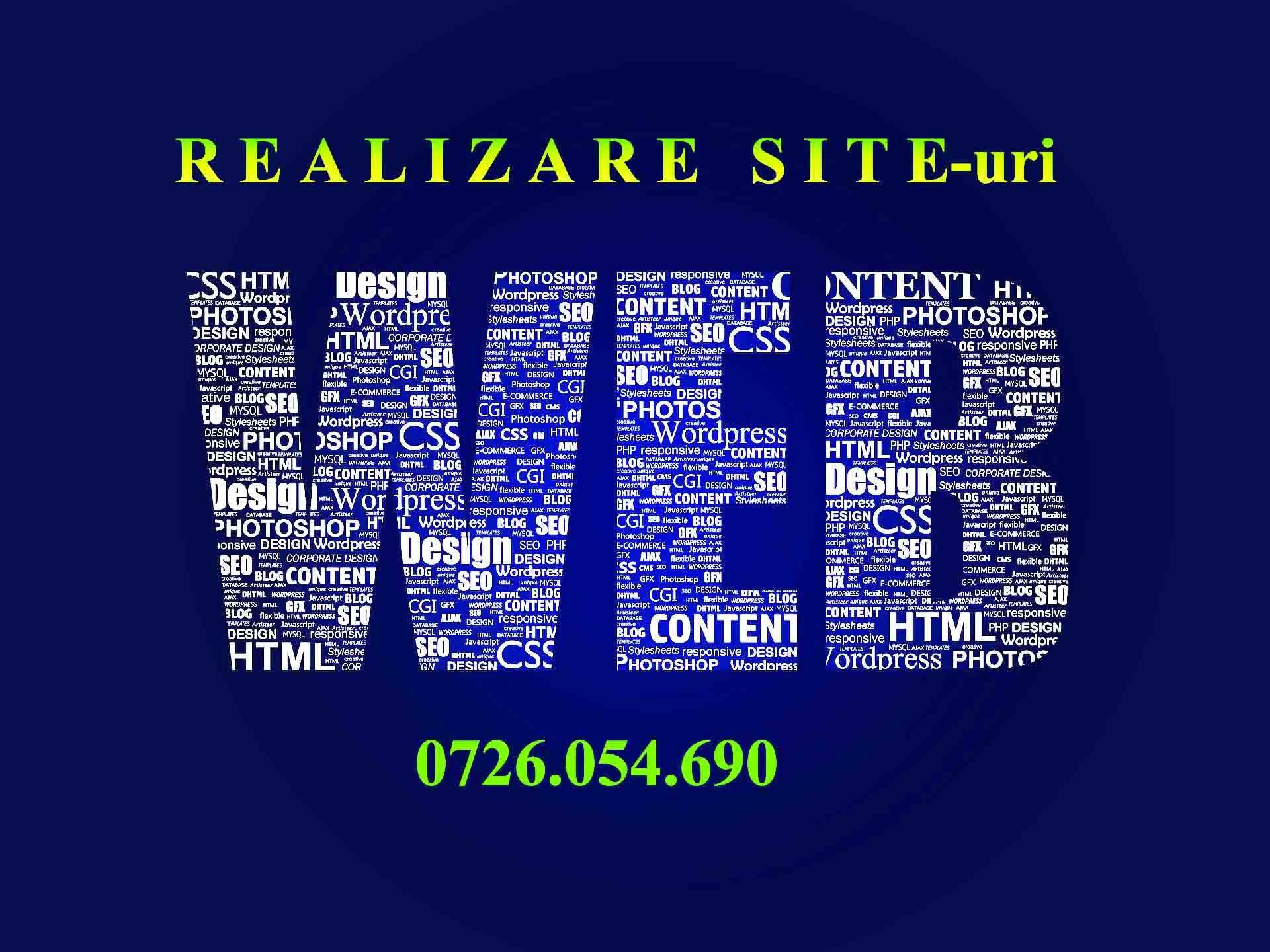 Creare site WEB Promovare Realizare site de prezentare