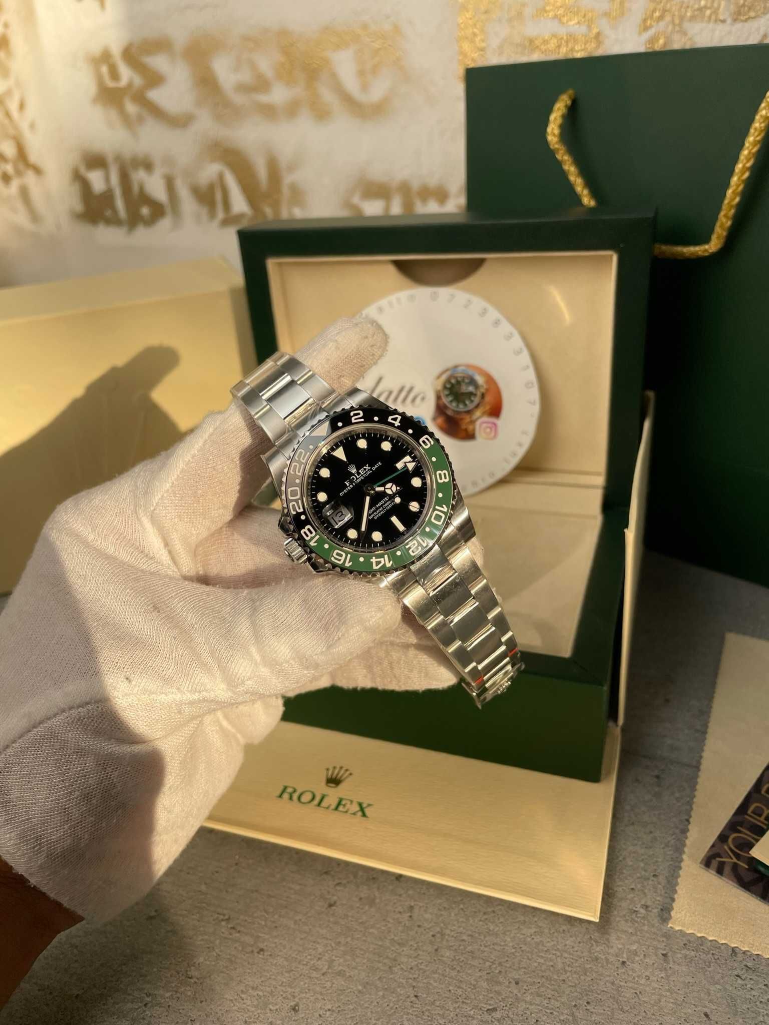 Rolex GMT Master II Sprite Oyster 40 MM Bezel Ceramic Verde Green