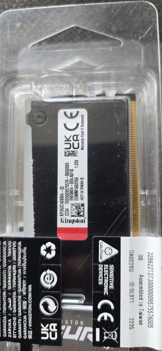 Memorie Ram Kingston FURY Beast RGB 32GB DDR5 5200MHz CL40