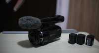 camera video Sony NEX VG30 cu obiectiv si baterii