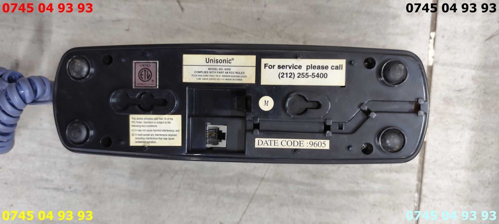 interfon telefon puls si ton Unisonic 6430 perfect functional