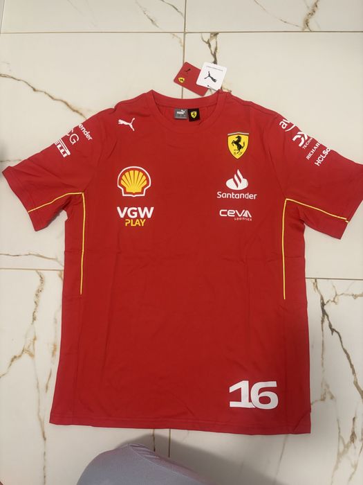 Tricou Ferrari Leclerc F1