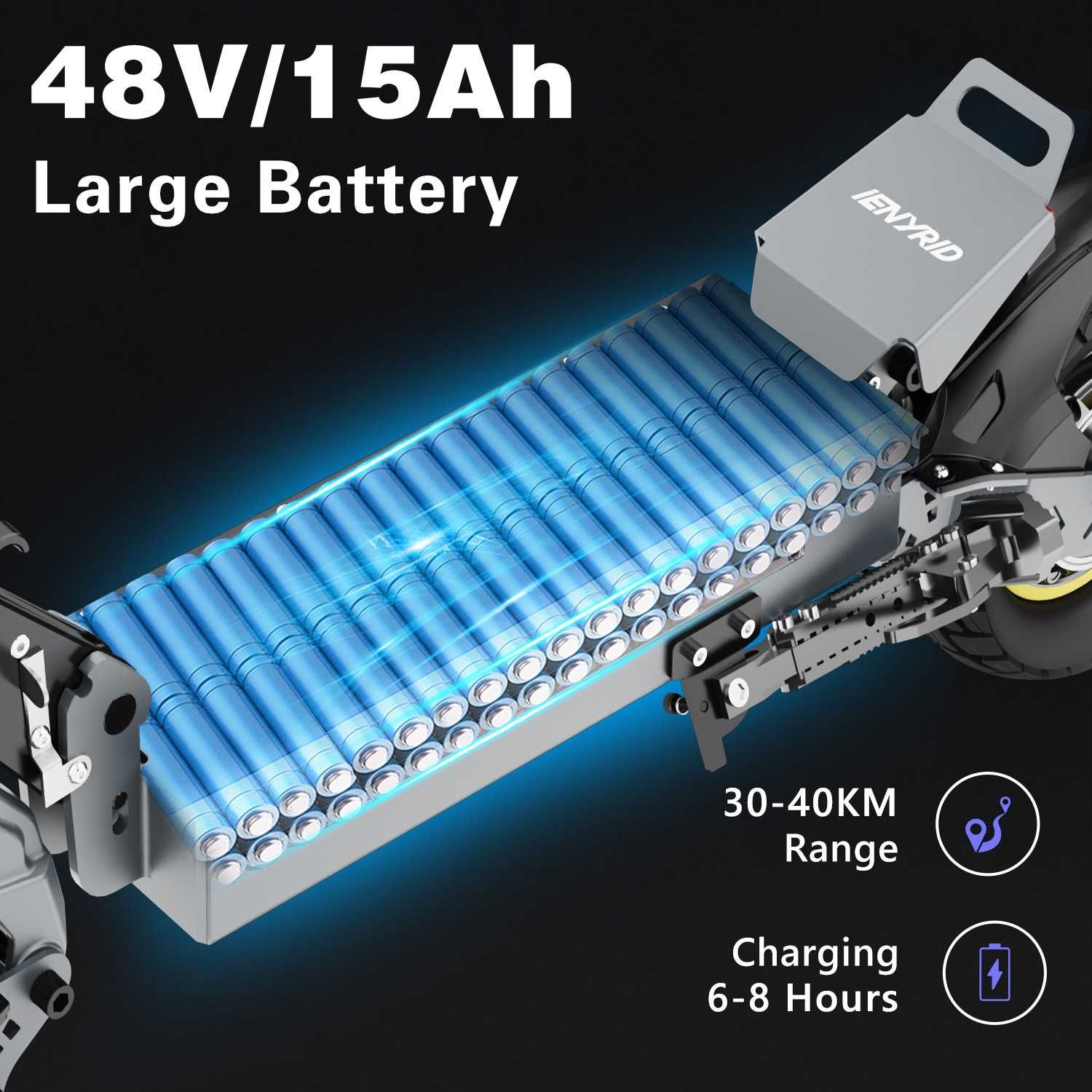 Електрически скутер/тротинетка iENYRID S1 800W 15AH