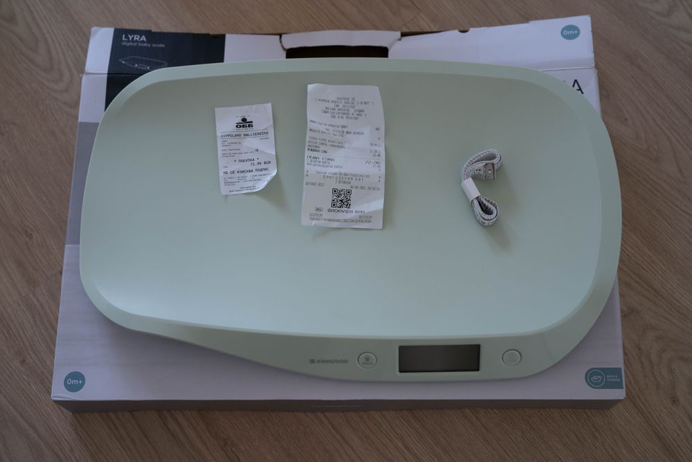 Дигитална бебешка везна Kikkaboo LYRA - като нова