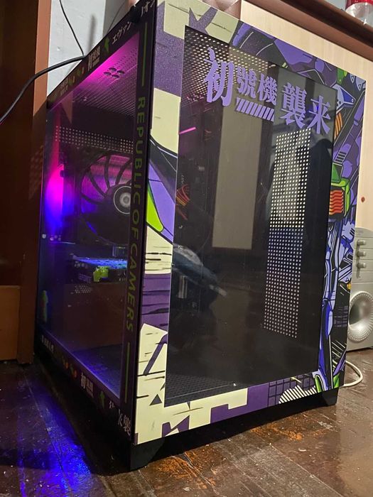 Кастомный системный блок в стиле Евангелион