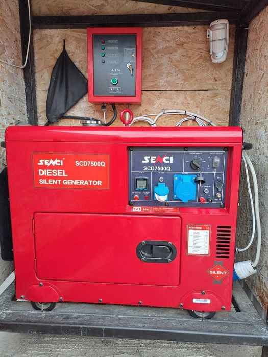 Generator SCD7500Q-ATS, 6.0 KW, 230W, AVR, Diesel