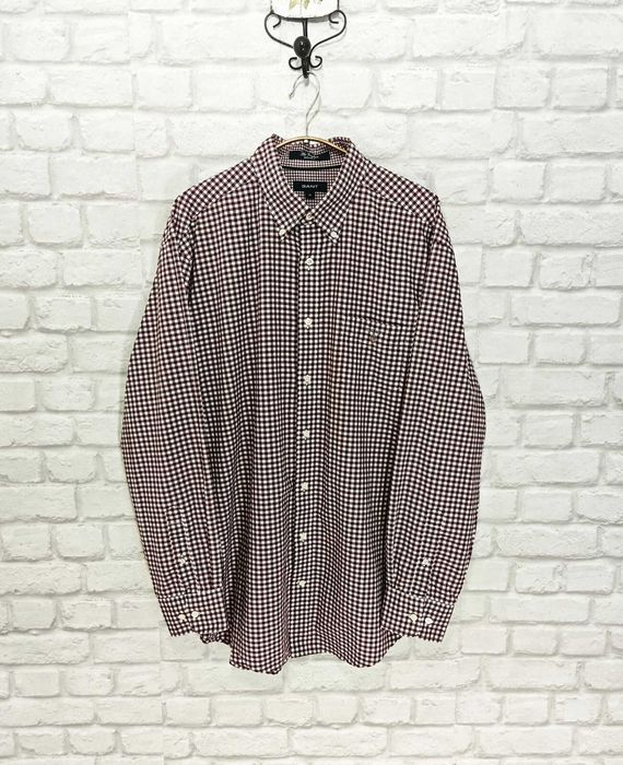 GANT Карирана мъжка риза с дълъг ръкав размер XL