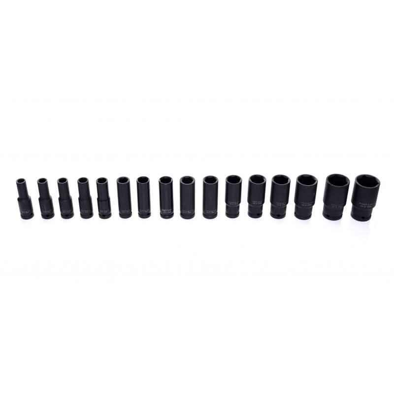 Trusa tubulare de impact 16 buc 1/2" , Kraft&Dele KD10531