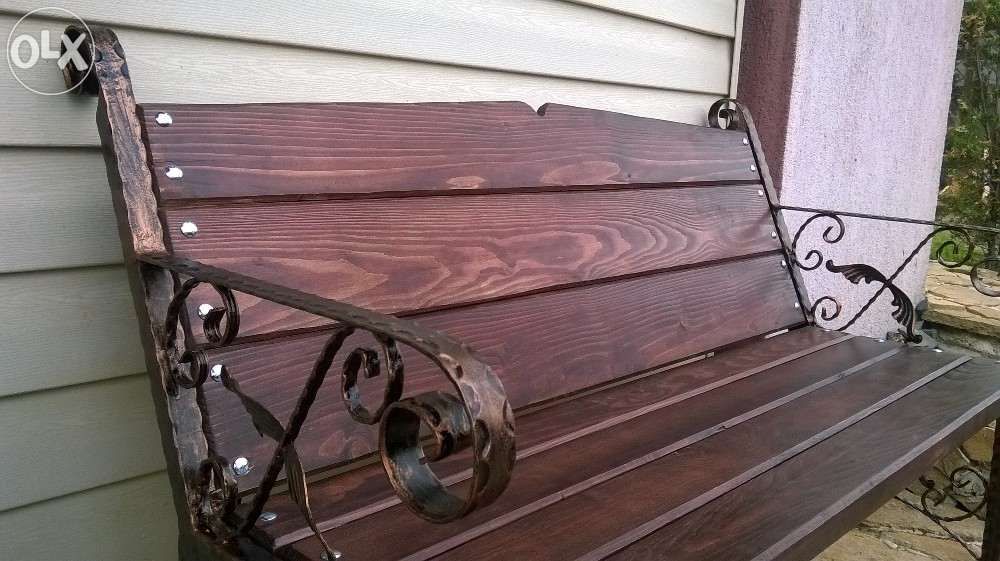Banca , bănci din fier forjat si lemn