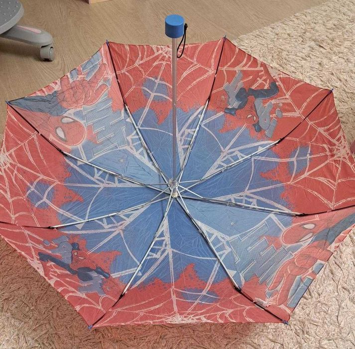 NOU - Umbrelă ploaie pentru copii Patrula Cățelușilor si Spider Man