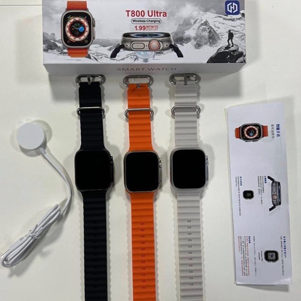 Smart watch T800 Sotiladi - 2 ta olsangiz dostavka bepul