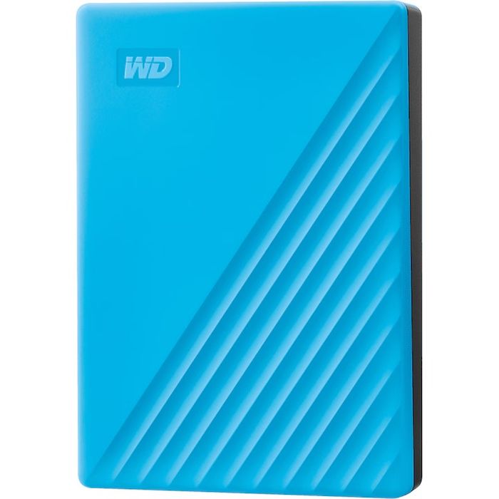 Външен хард диск WD My Passport, 4TB, 2.5”, USB 3.2 Gen 1, Син
