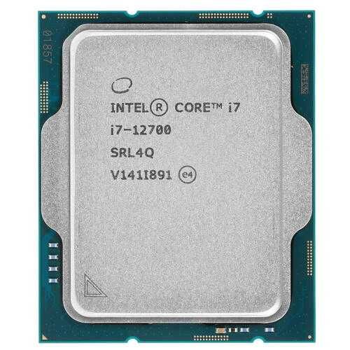 Процессор Intel Сore i7-12700 LGA 1700, 12 x 2.1 ГГц, TDP 180 Вт