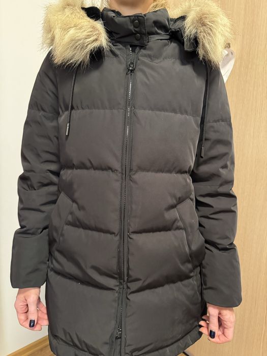 Зимно черно яке ZARA