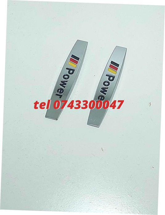 Set 2 Buc Emblema Cromata Power