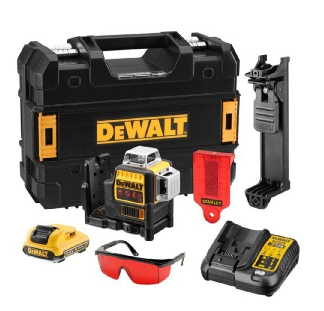 Лазерен нивелир DeWALT DCE089D1R 360° червен лъч