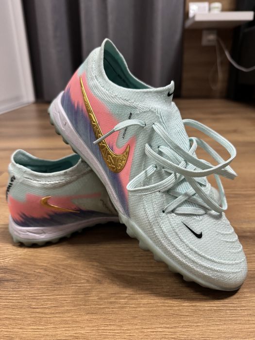 Ghete sintetic Nike Phantom GX II Elite TF Green/Blue/Orange