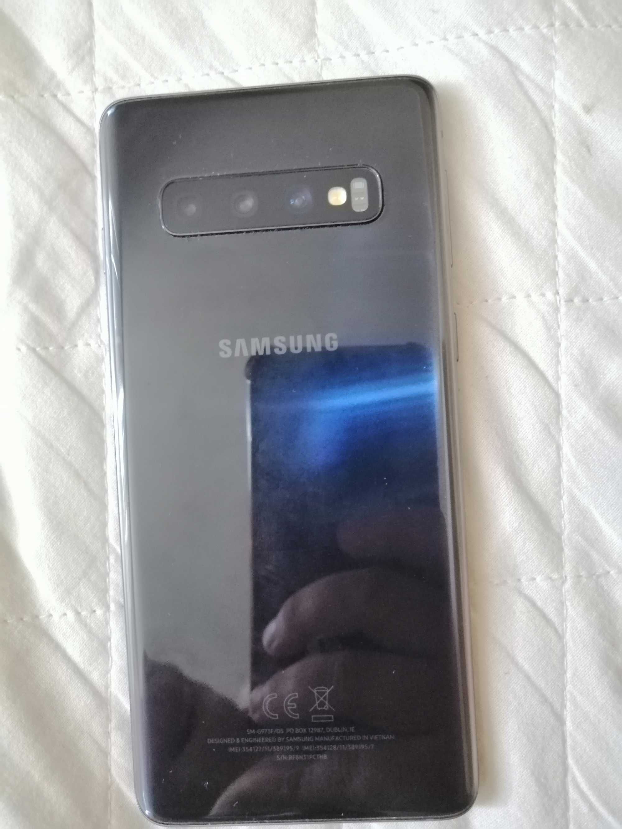 Смартфон Samsung Galaxy S10, Dual SIM, 128GB, 8GB RAM, 4G, Черен