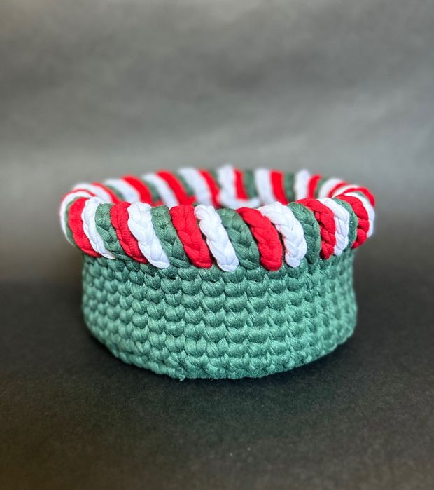 Коледен панер - ръчна изработка