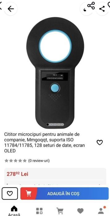 Cititor microcipuri pentru animale de companie