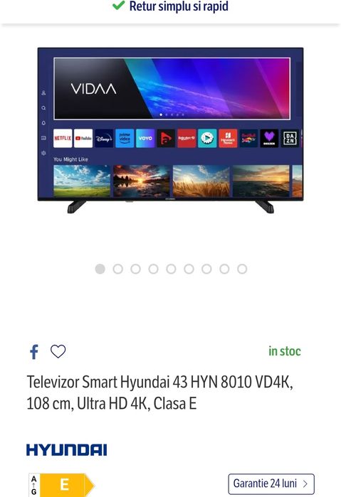 Tv 4k smart tv...