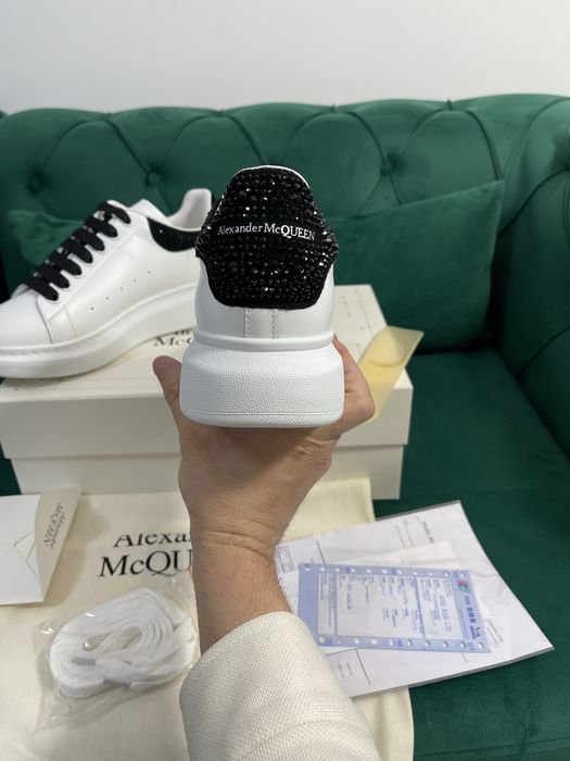 Adidasi Alexander McQueen piele naturala 100% Full Box colectie noua