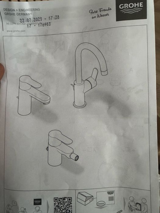 Смесител за мивка Grohe 24172DA1