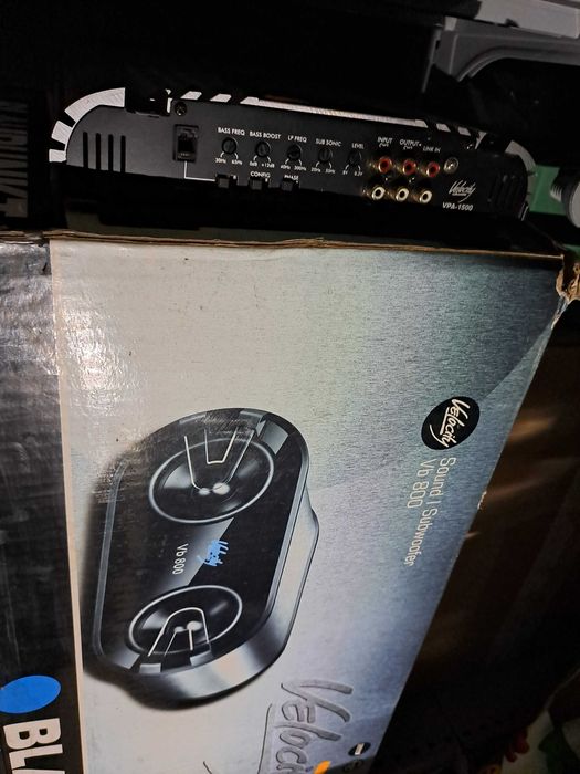 Pachet subwoofer BLAUPUNKT 800WRMS/COLECTIE !